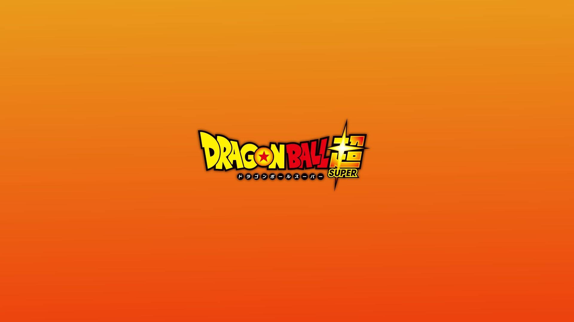 Verdensberømte anime serie Dragon Ball Z Logo Wallpaper