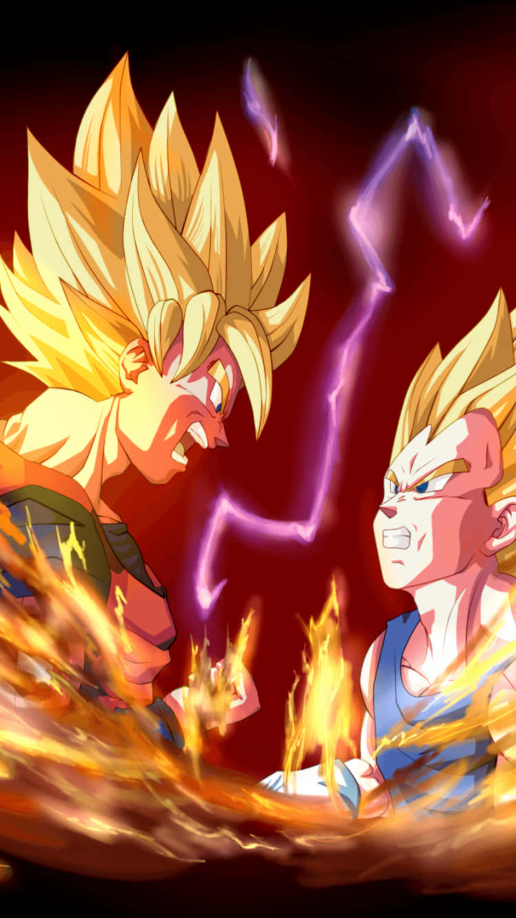 Get ready to fight your way to the top with the new Dragon Ball Z phone! Wallpaper