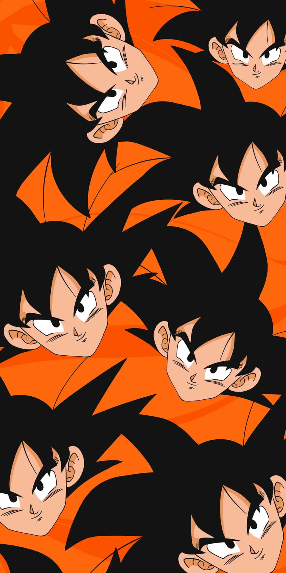 Imagende Goku De Dragon Ball Z En La Cara Del Ordenador O Del Móvil.