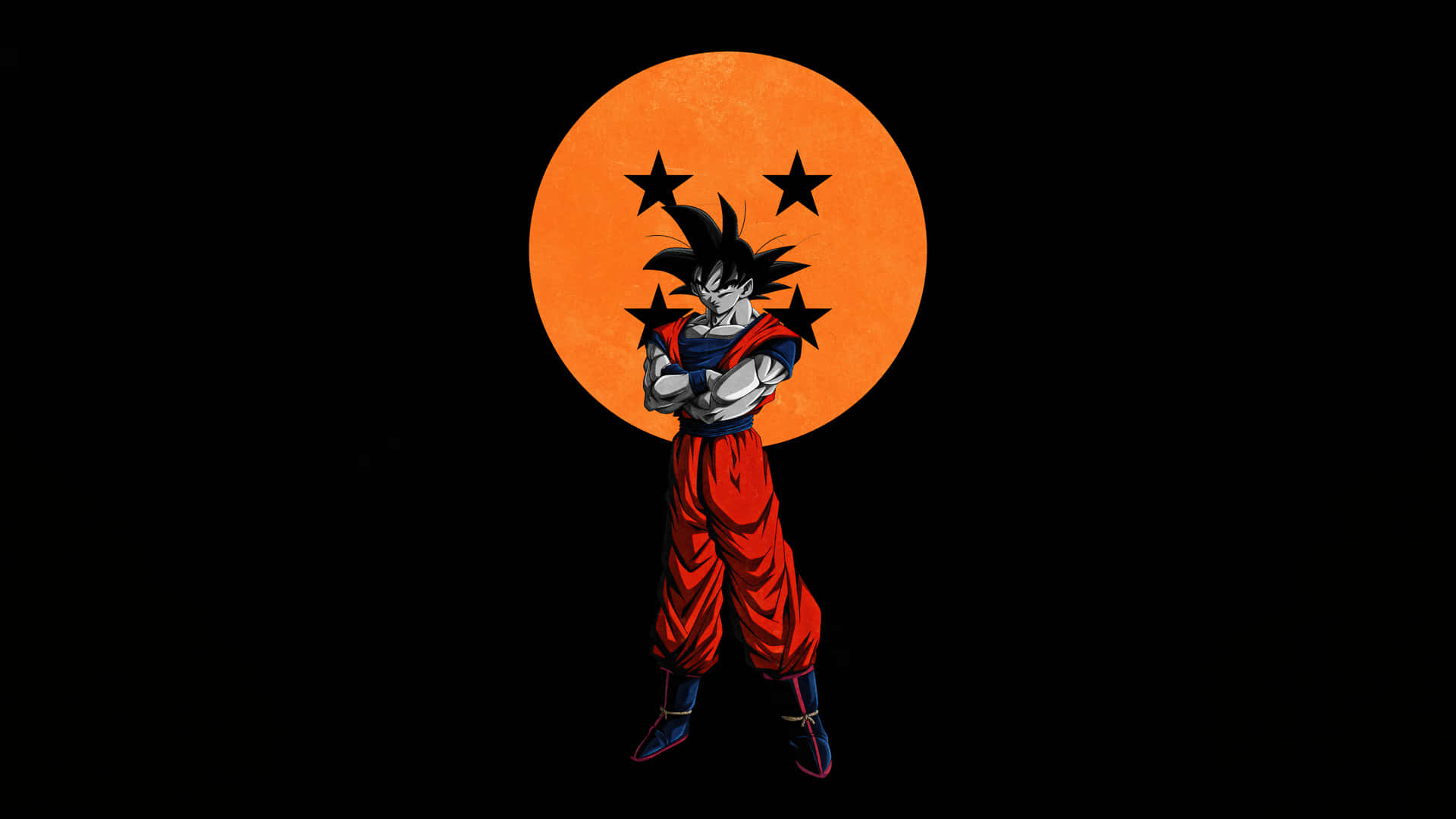 Imagemvermelha Do Goku De Dragon Ball Z.