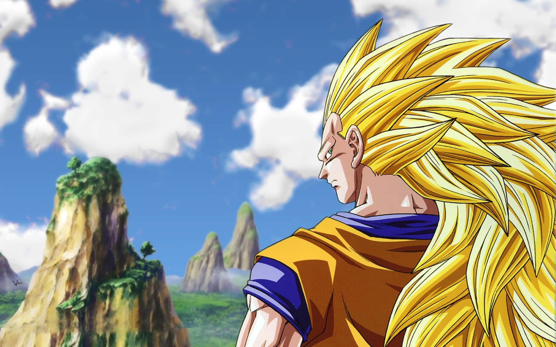 Bildpå Son Goku Från Dragon Ball Z
