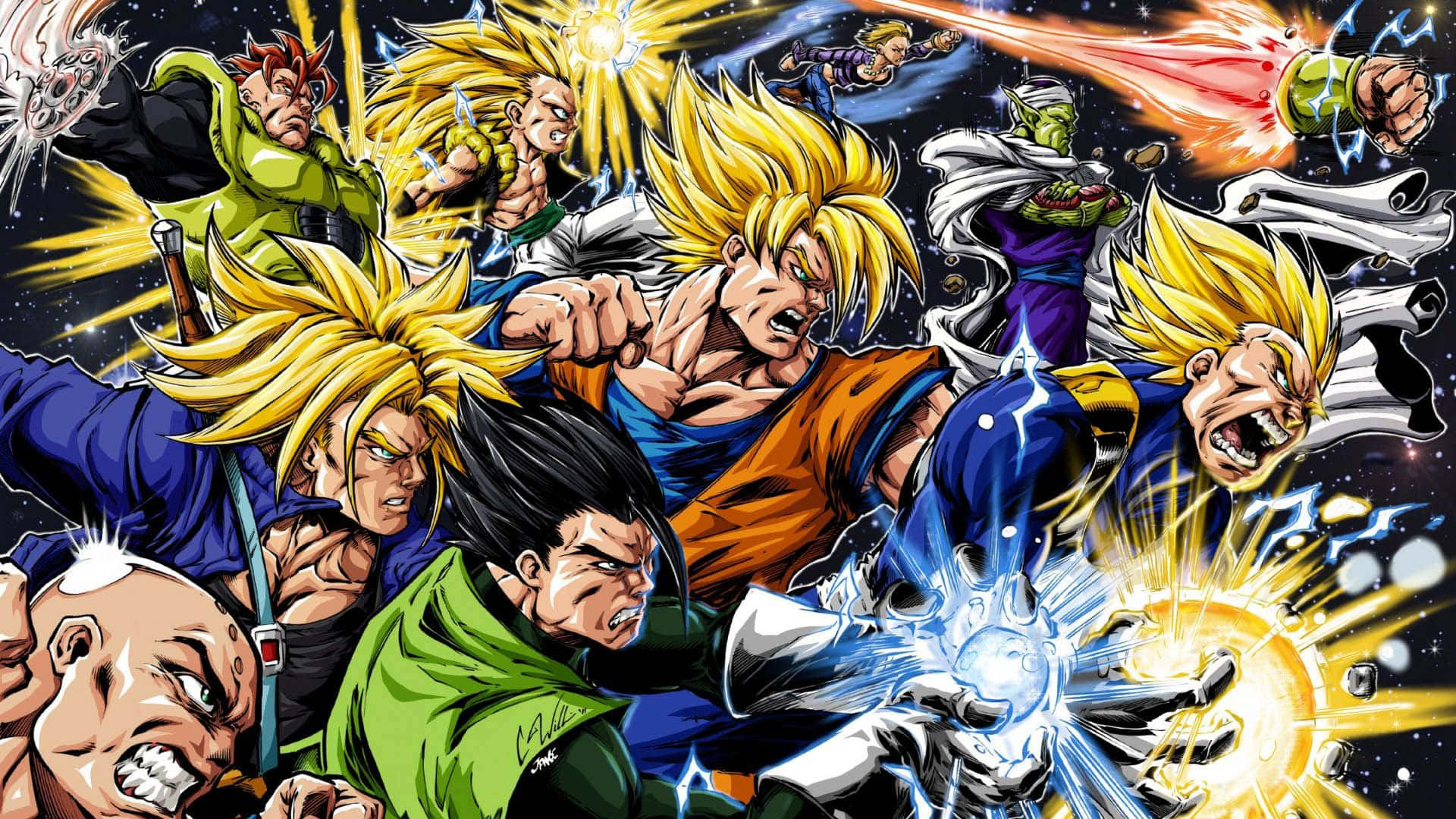 Dragon Ball Z Angry Characters Picture