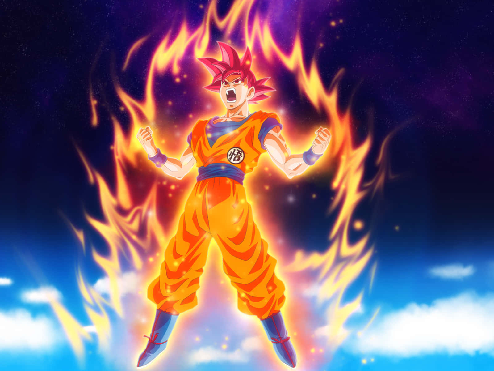Immaginedi Dragon Ball Z Con Goku Super Saiyan