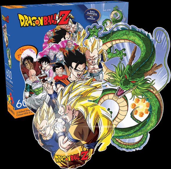 Dragon Ball Z Puzzle Packaging PNG