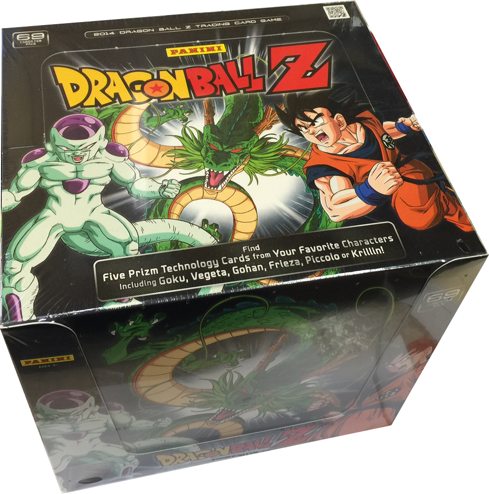 Dragon Ball Z Trading Card Game Box PNG