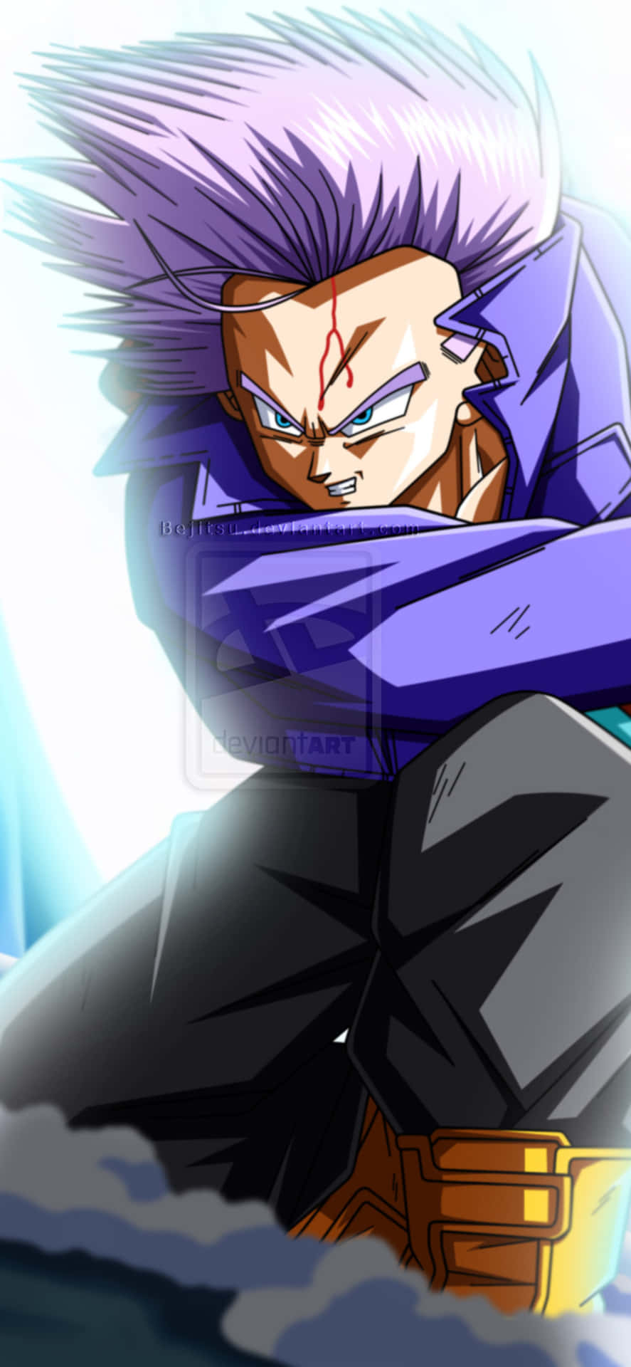 "Trunks Ready to Take On Any Battle" Wallpaper