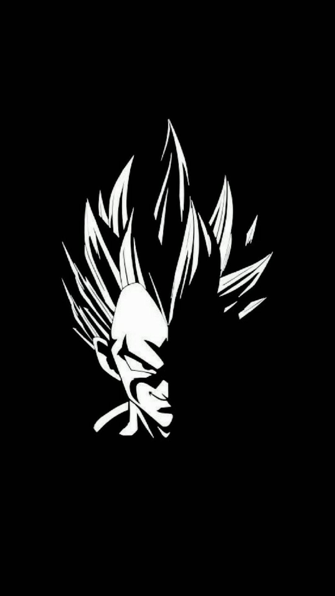 Dragon Ball Z Vegeta Black And White Pfp Wallpaper