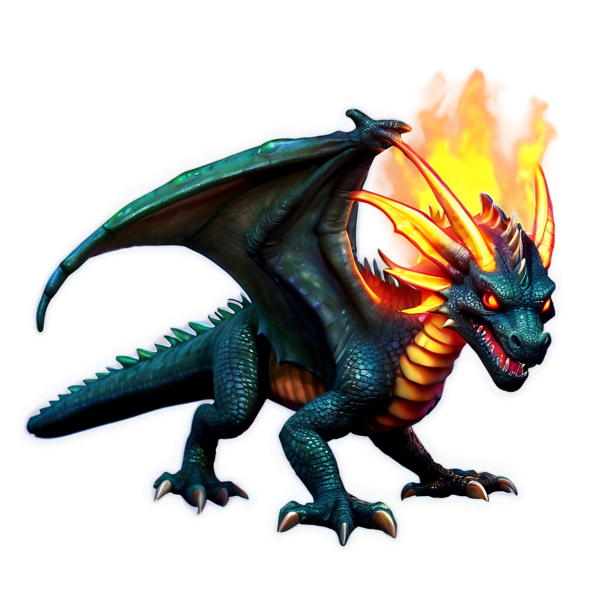 Download Dragon Fire Fantasy Png 06232024 | Wallpapers.com