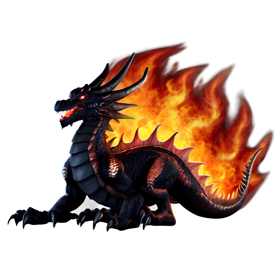 Download Dragon Fire Fantasy Png Lcl36 | Wallpapers.com