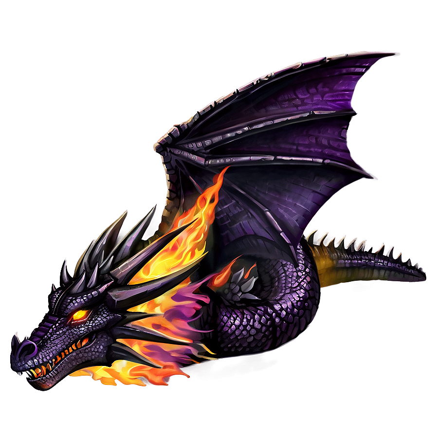 Download Dragon Fire Fantasy Png Wao | Wallpapers.com