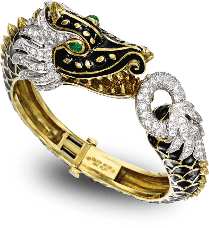 Dragon Head Bangle Jewelry PNG