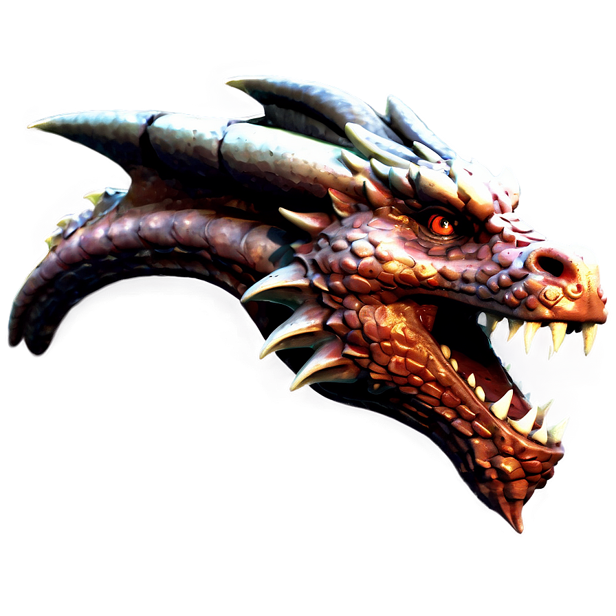 Dragon Head Closeup Png Ruv PNG