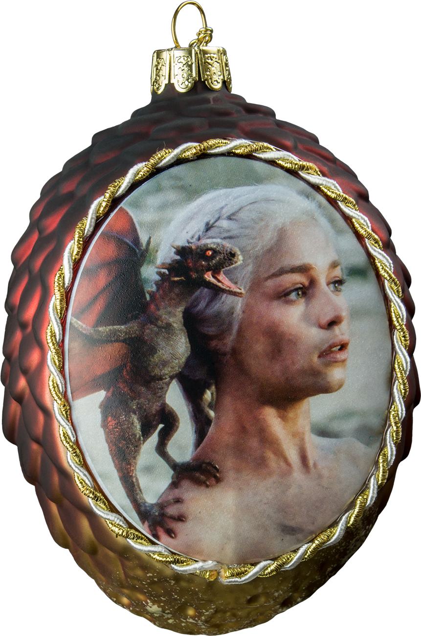 Dragon Queen Christmas Ornament PNG