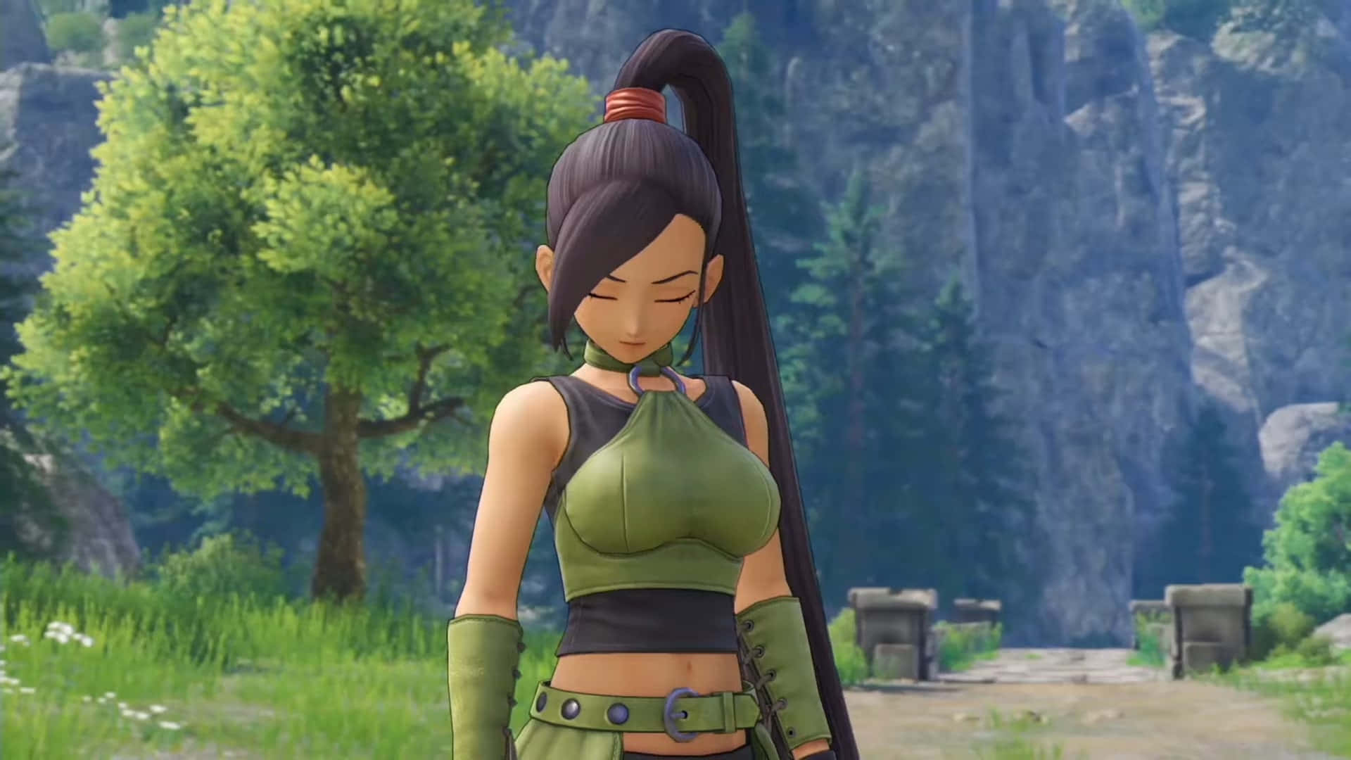 Dragon Quest Echoes Of An Elusive Age Cute Girl Wallpaper