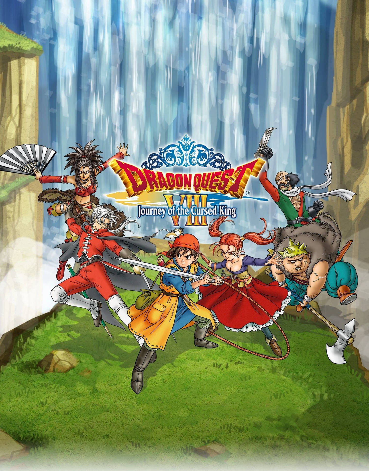 Raccoglii Bottini Dell'avventura Nel Classico Gioco, Dragon Quest Per Iphone. Sfondo