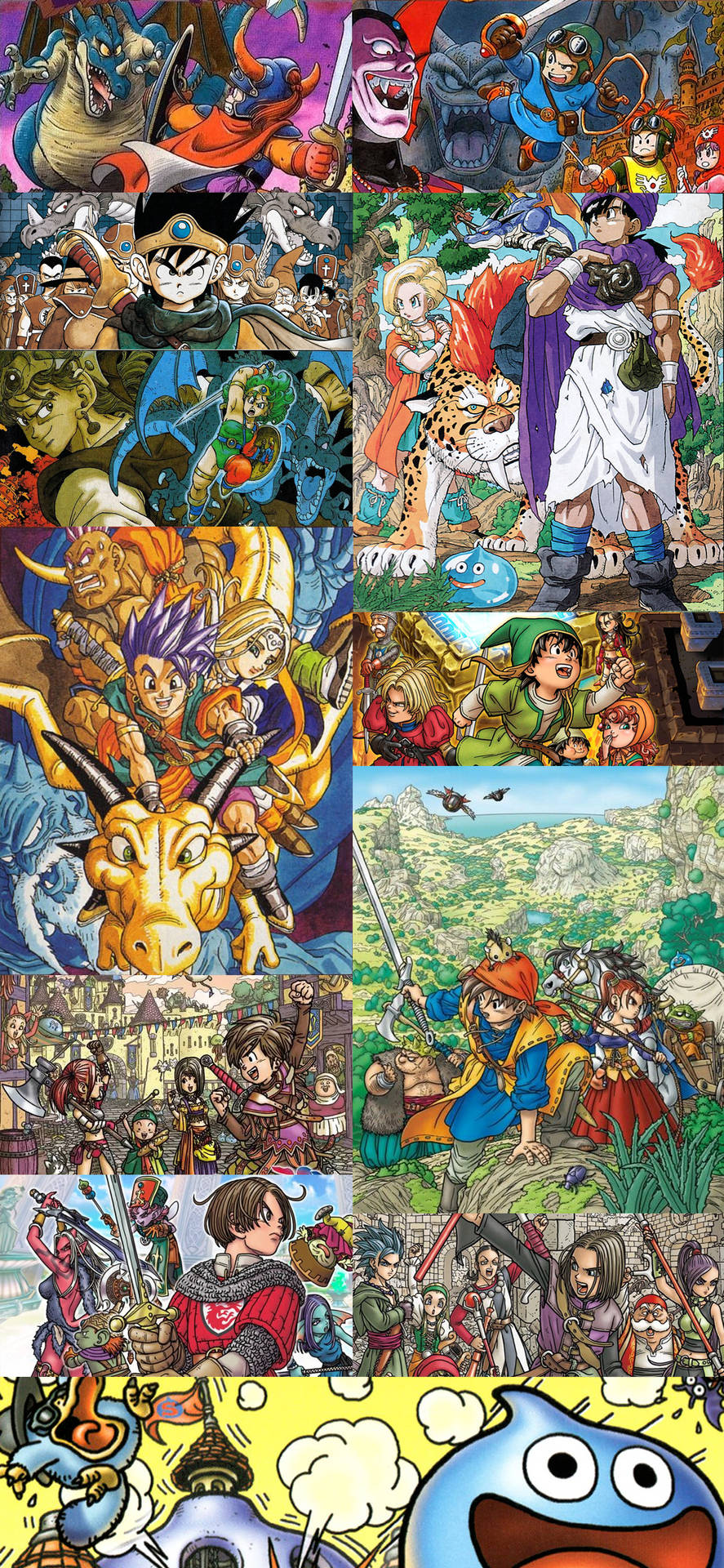 The Iconic Dragon Quest game now playable on Iphone Wallpaper