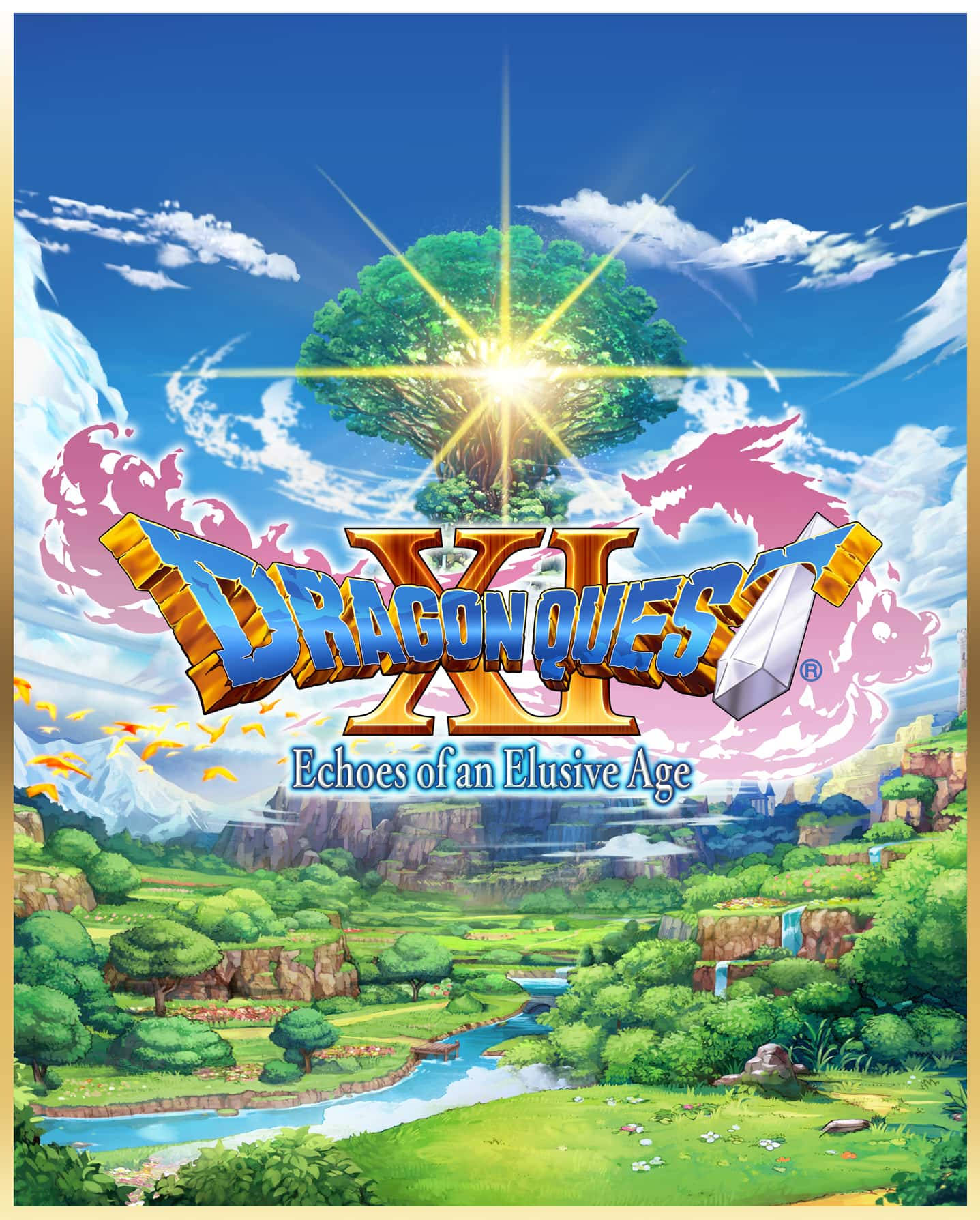 Sbloccail Nuovo Mondo Di Dragon Quest Con L'ultimo Iphone Sfondo