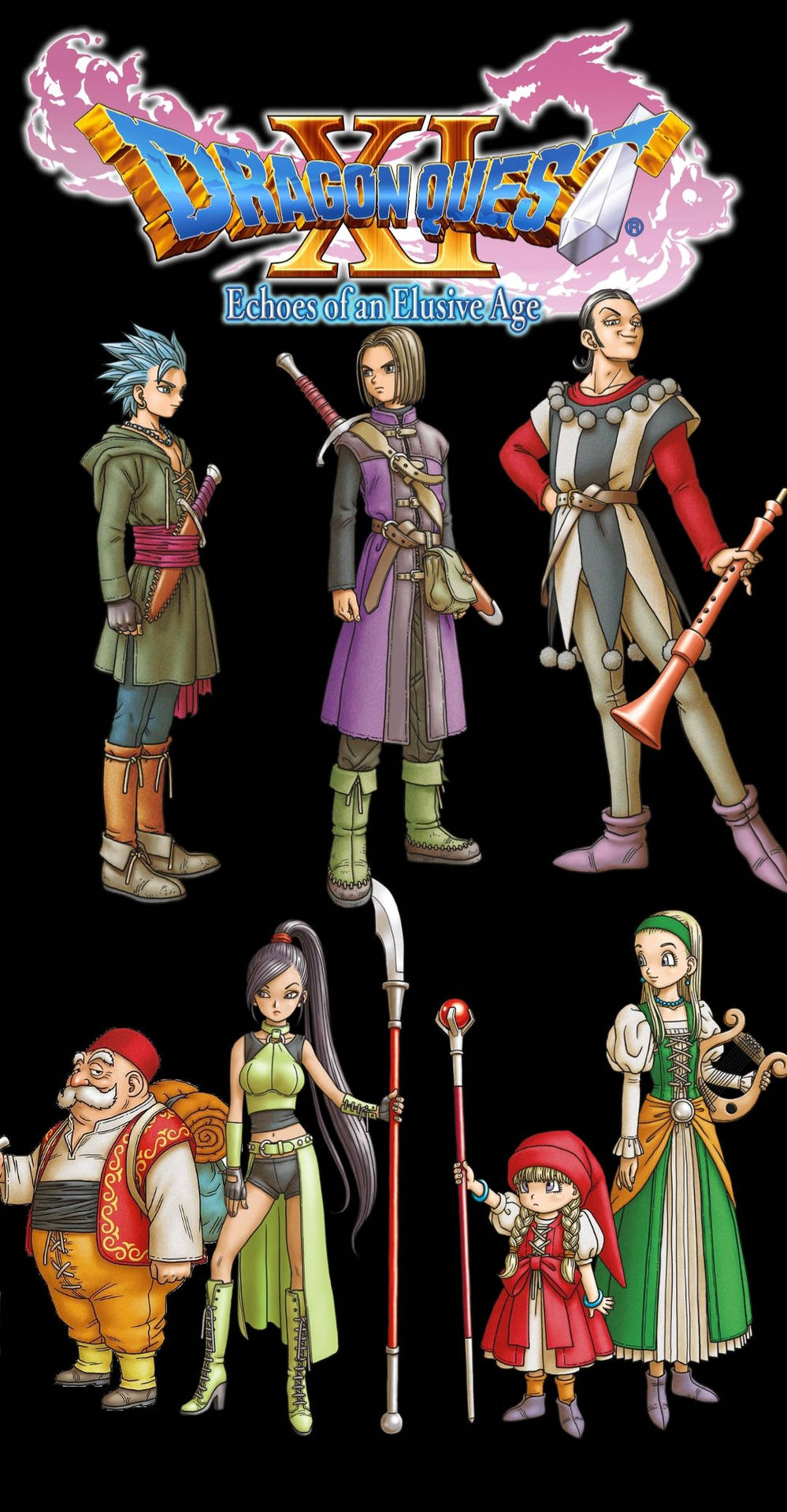 Gør dig klar til eventyr med Dragon Quest iPhone Skin! Wallpaper