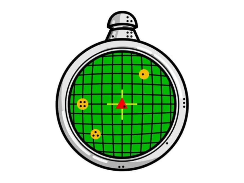 Dragon Radar in action on a green background Wallpaper