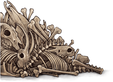 Dragon Skeleton Artwork PNG