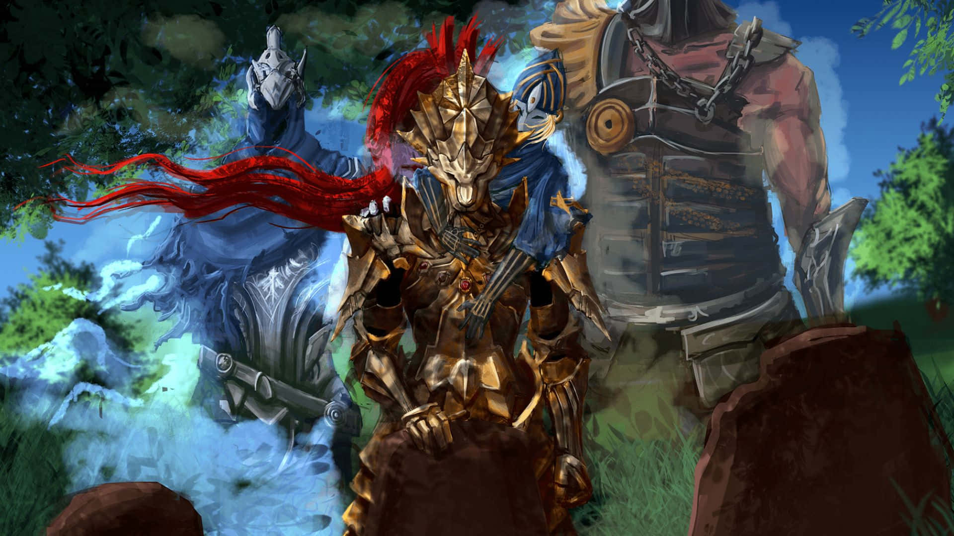 Dragonslayer Ornstein - El Caballero Feroz. Fondo de pantalla
