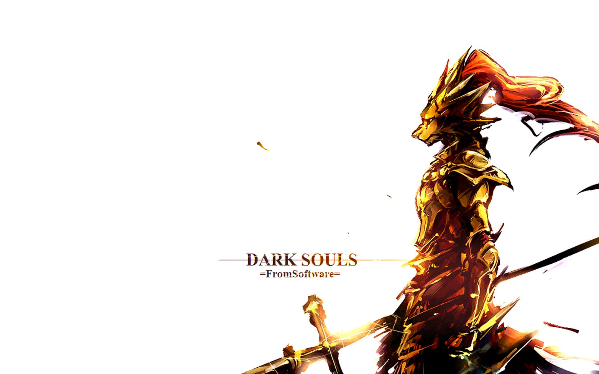 Dragon Slayer Ornstein - A Heroic Figure in the Battle against Dragons Wallpaper
