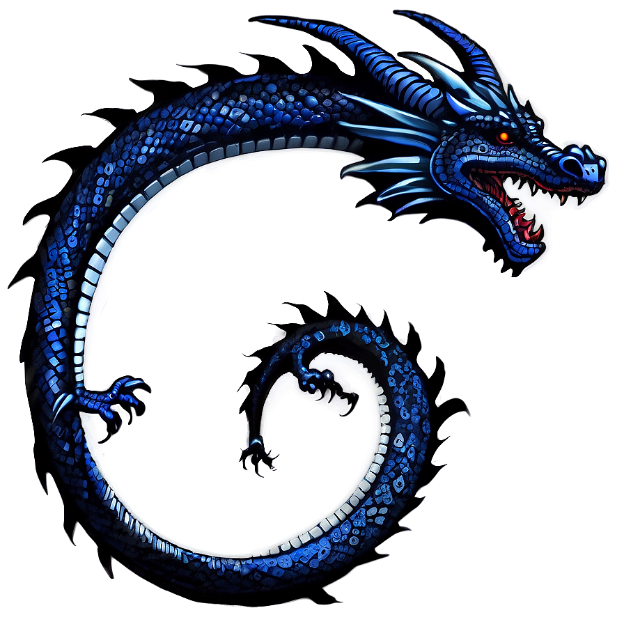 Download Dragon Tattoo Design Png 40 | Wallpapers.com