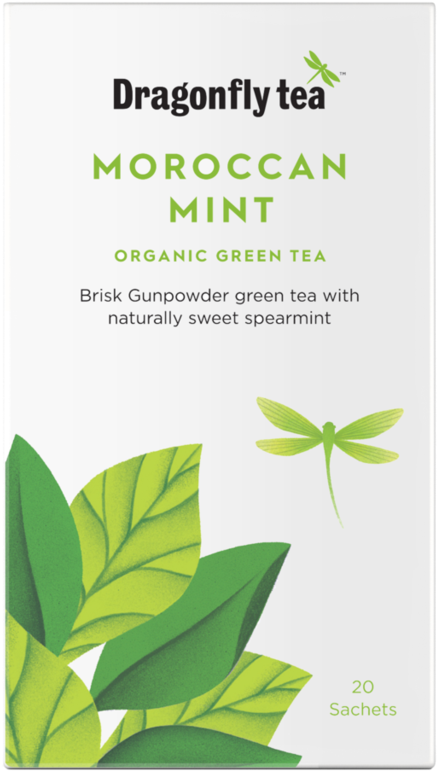 Dragonfly Tea Moroccan Mint Box PNG