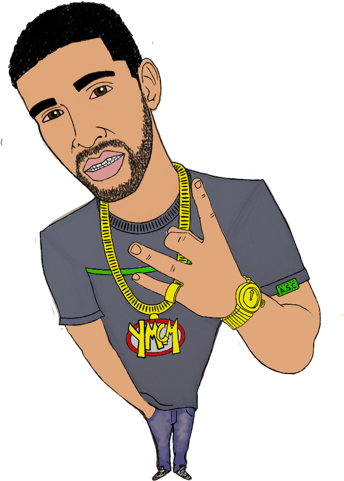 Drake Cartoon Illustration PNG