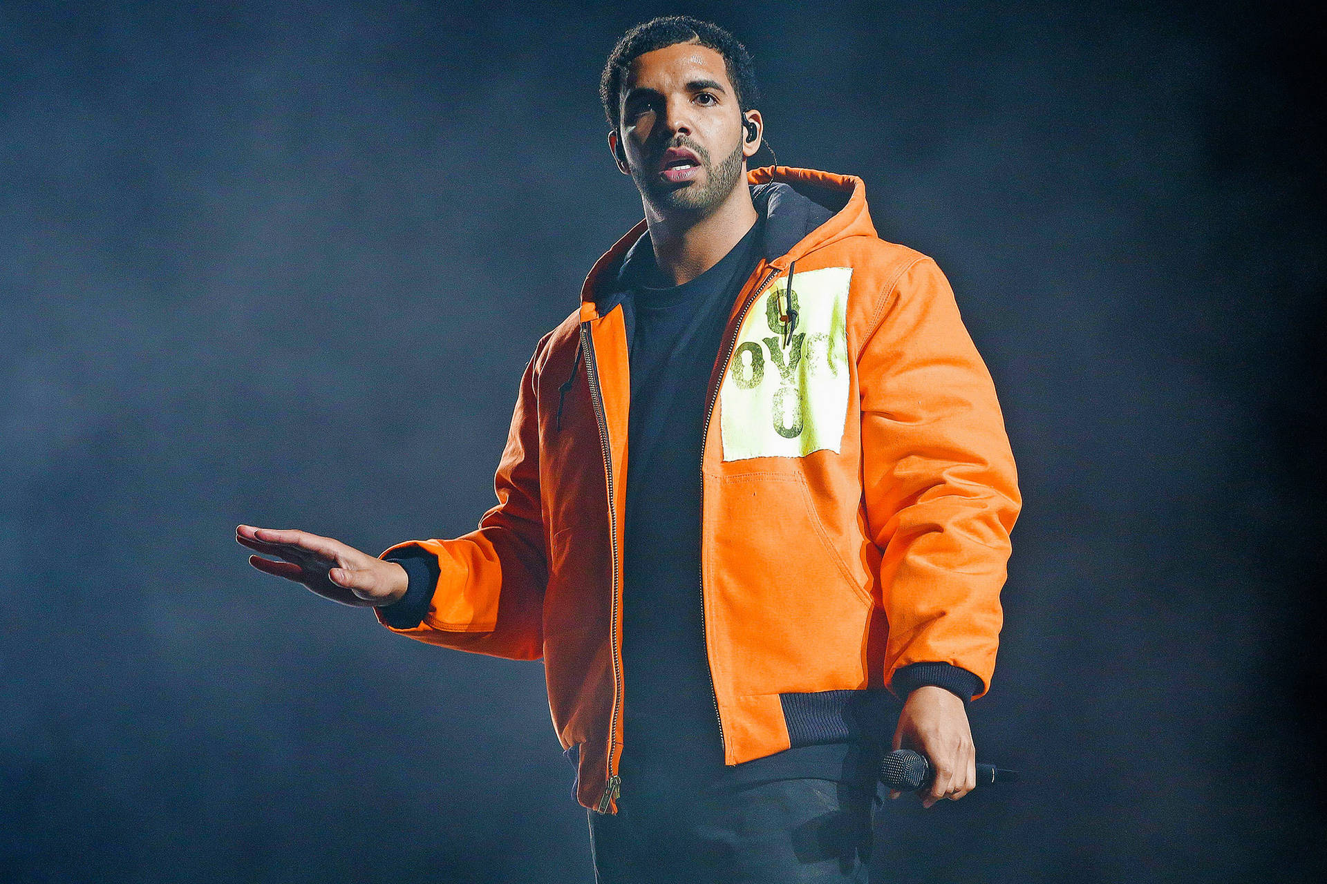 Drake Concert Performance Background