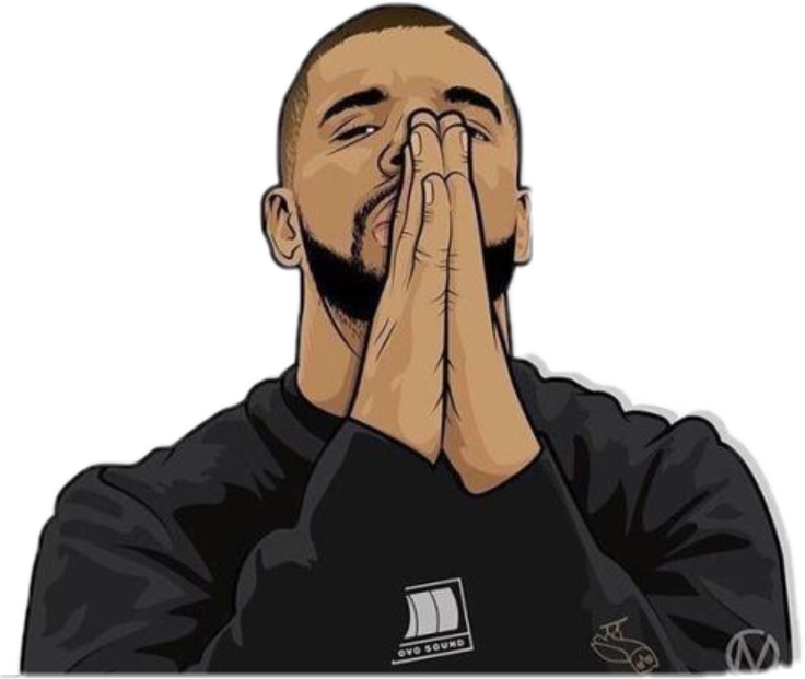 Drake Hand Gesture Illustration PNG