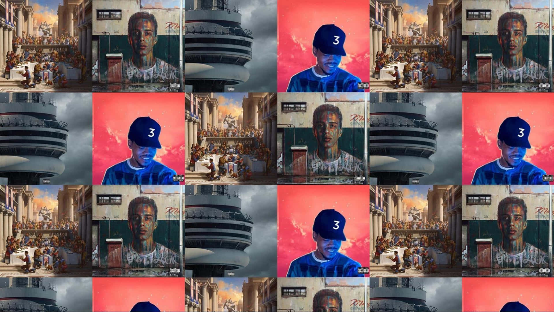 Drake Logic And Chance Explicit Albums Wallpaper
