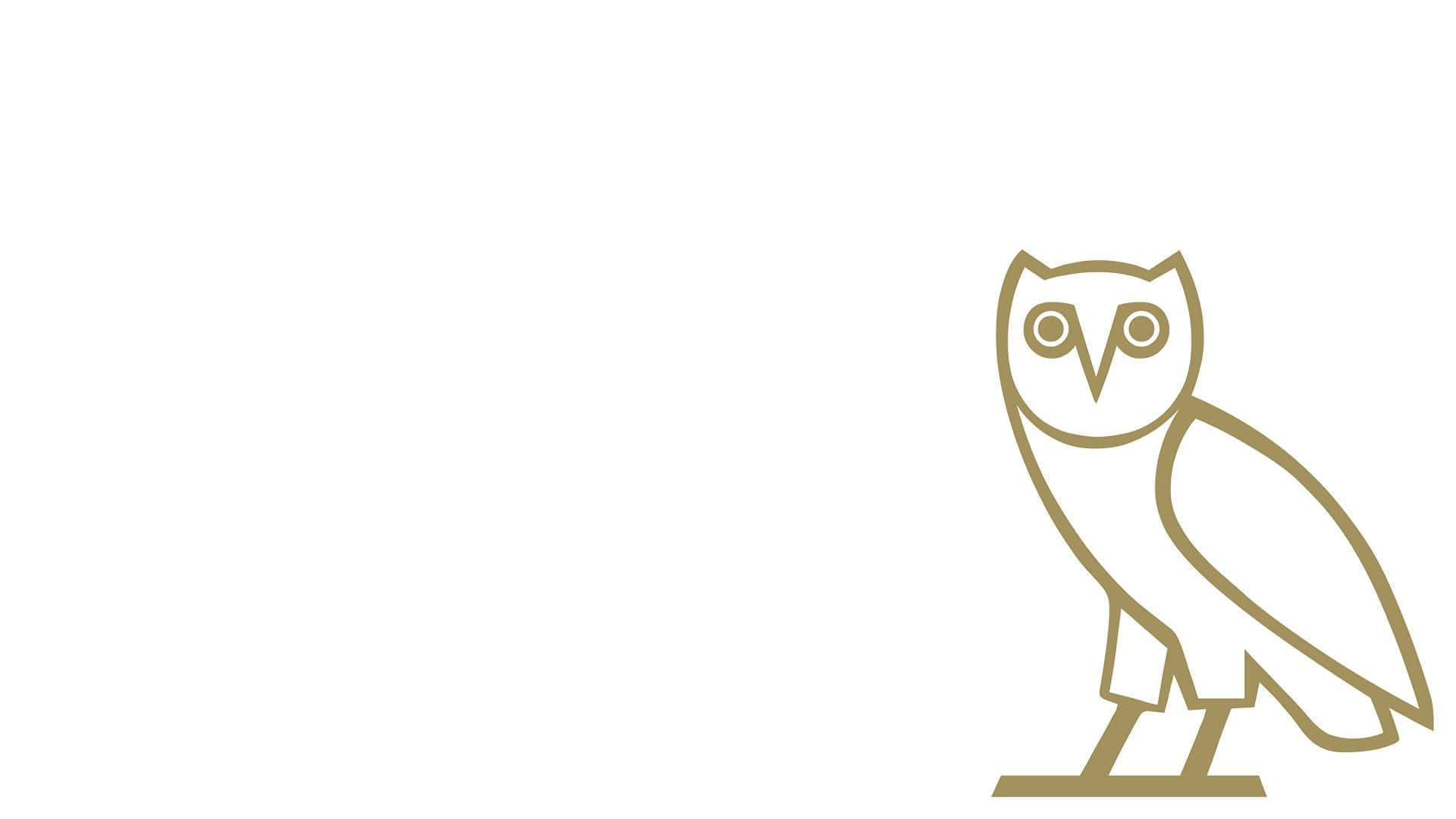 Drake's OVO Owl Logo for iPhone Wallpaper