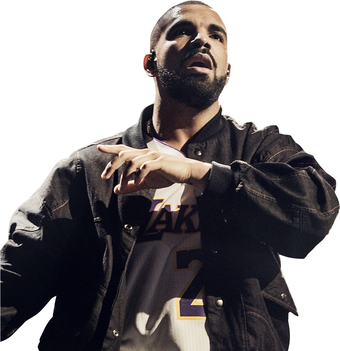 Drake Performingon Stage PNG