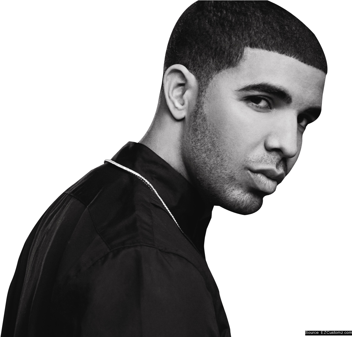 Drake Profile Portrait PNG