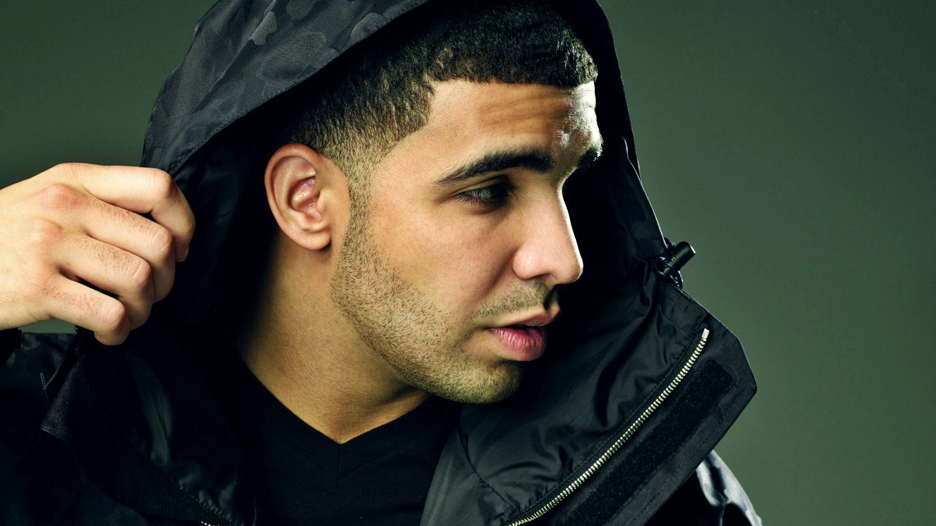 Drake Side View Headshot Background