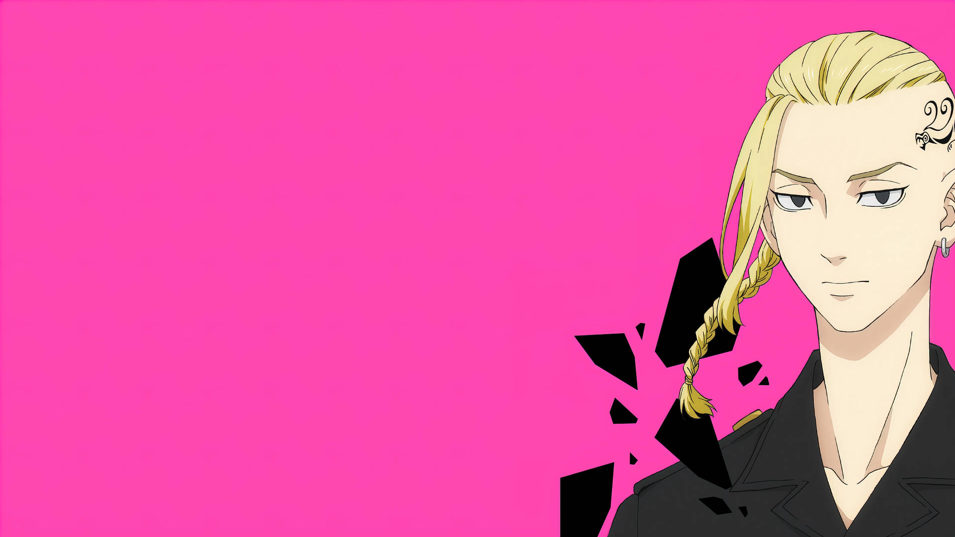 Draken Tokyo Revengers Pink Baggrund Wallpaper
