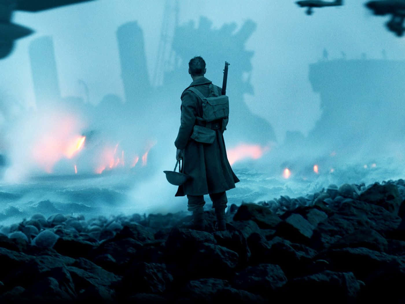 Dramatic Capture Of Rescue Operation At Dunkirk Wallpaper