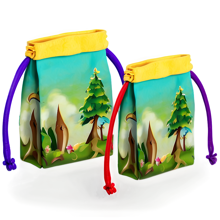 Drawstring Pouch Png 06272024 PNG