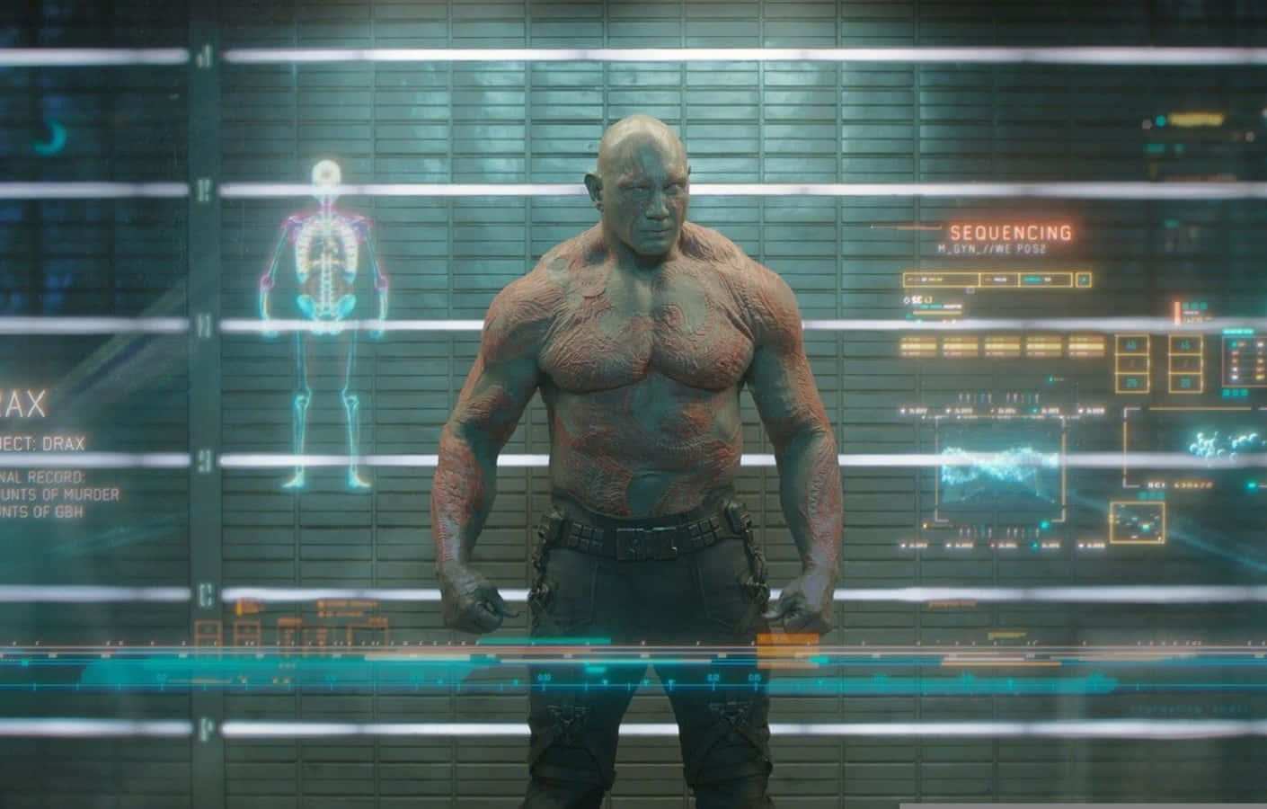 "Thanos will never Defeat Drax!" Wallpaper