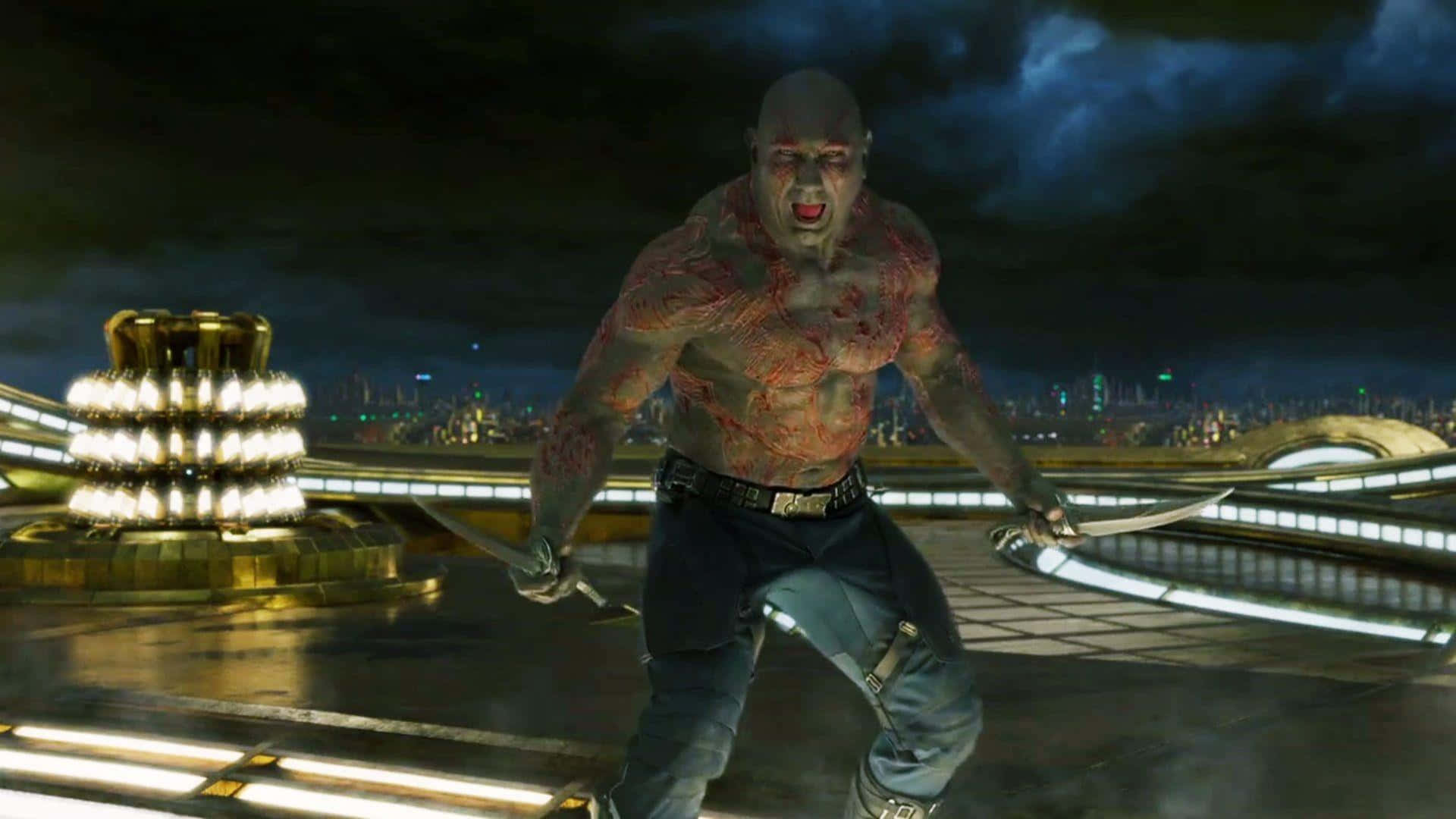 Drax,el Poderoso Y Mortal Guerrero Kree Fondo de pantalla