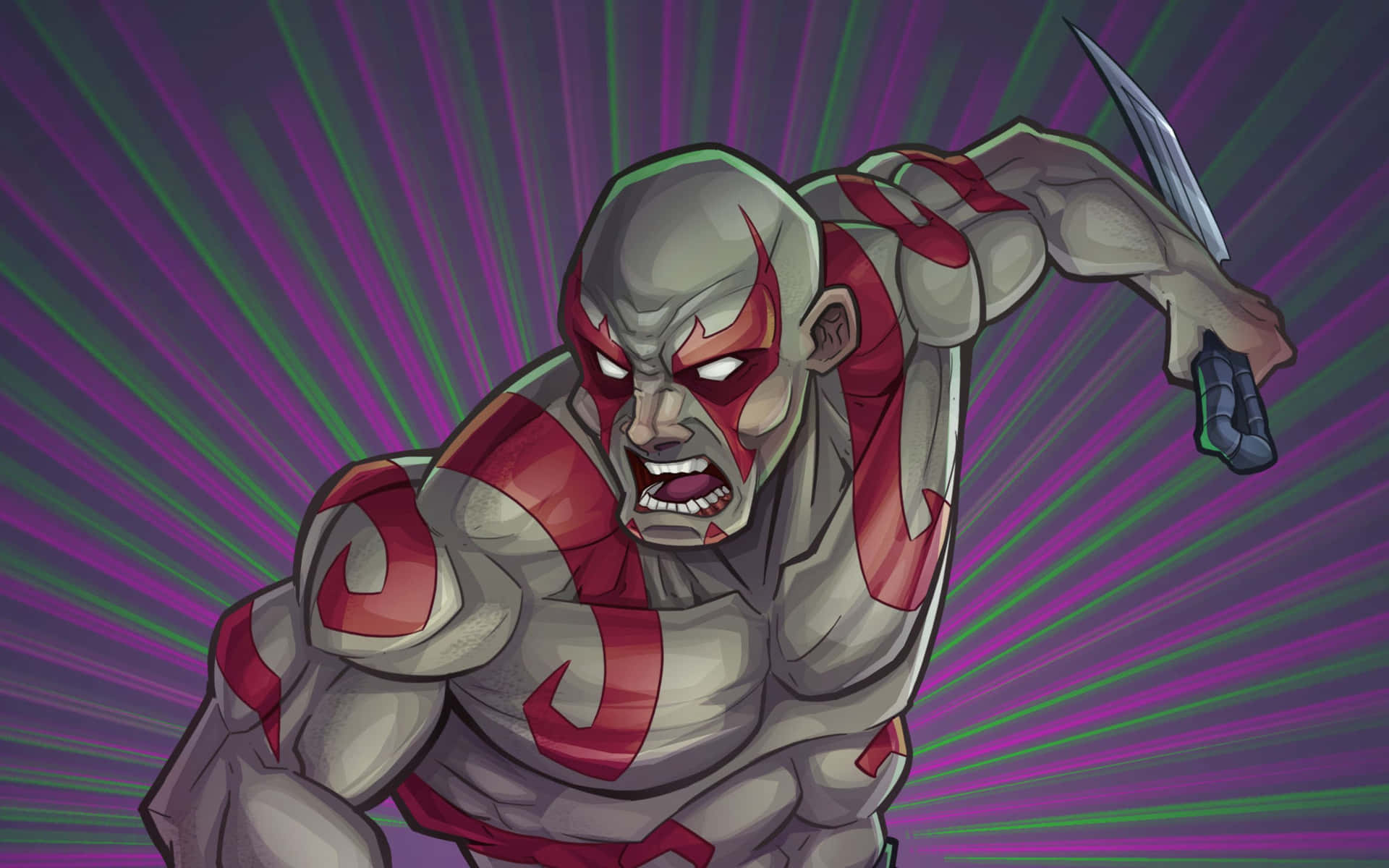 Drax - The Powerful Protector Wallpaper