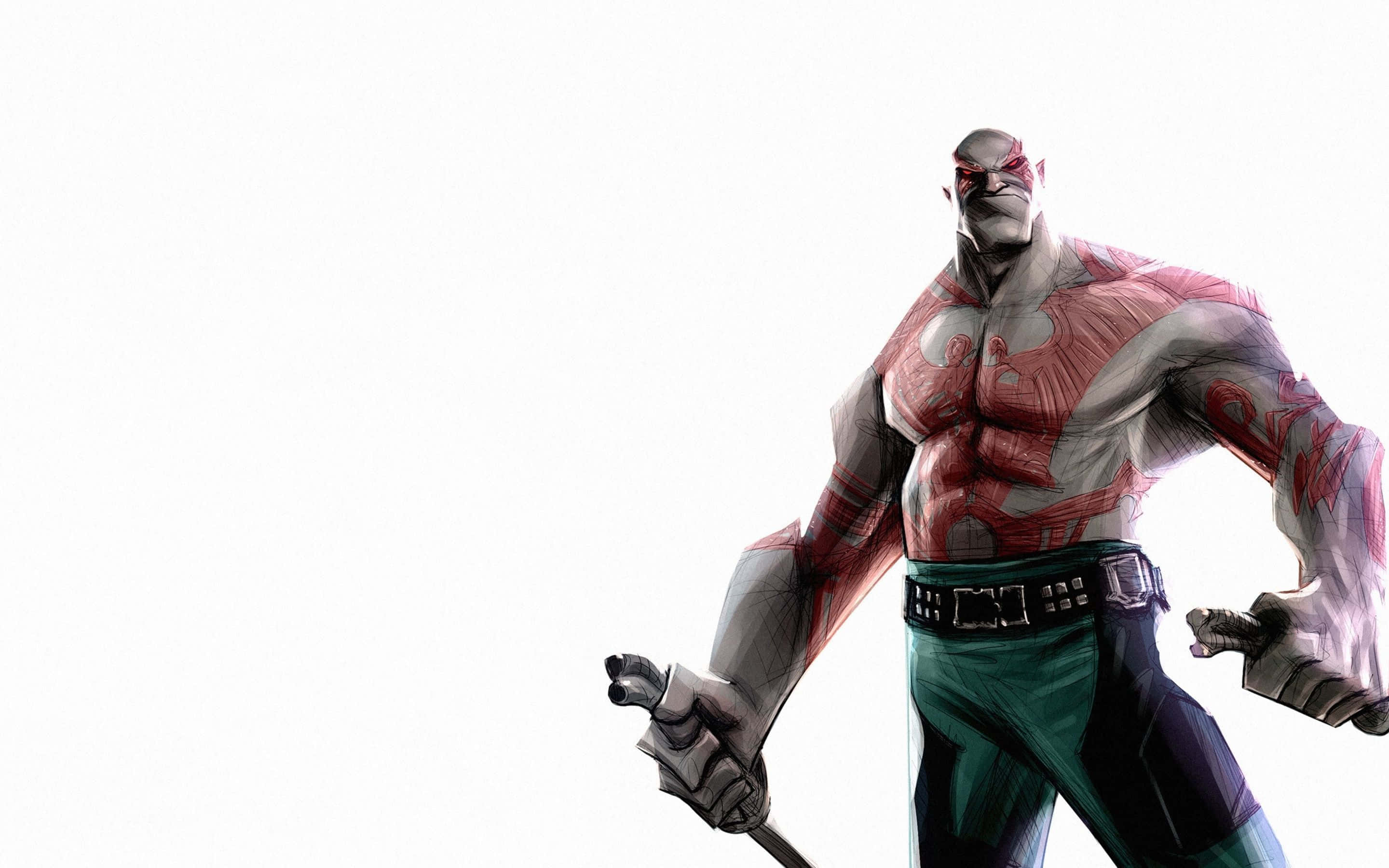 Drax the Destroyer in Avengers: Infinity War Wallpaper