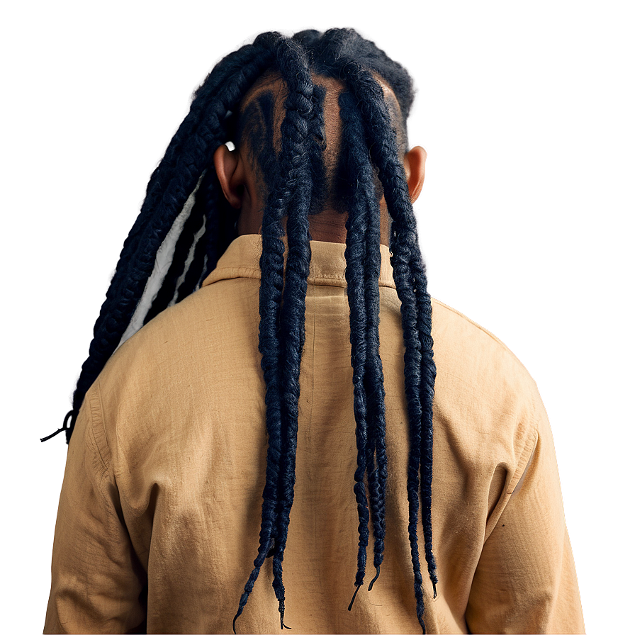 Dreadlocks With Fade Png 06252024 PNG