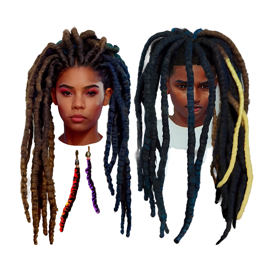 Dreadlocks With Fade Png 62 PNG