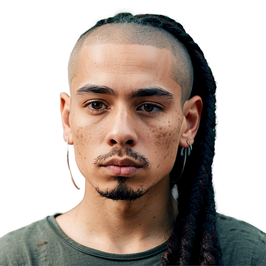 Dreads With Shaved Sides Png 11 PNG