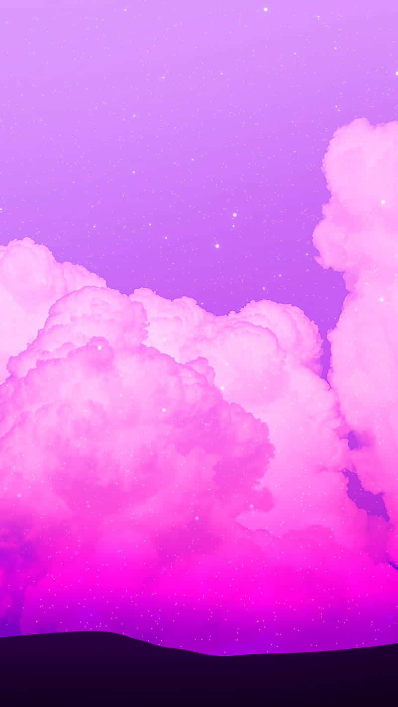 Dream Aesthetic Purple Mountains And Sky Wallpaper