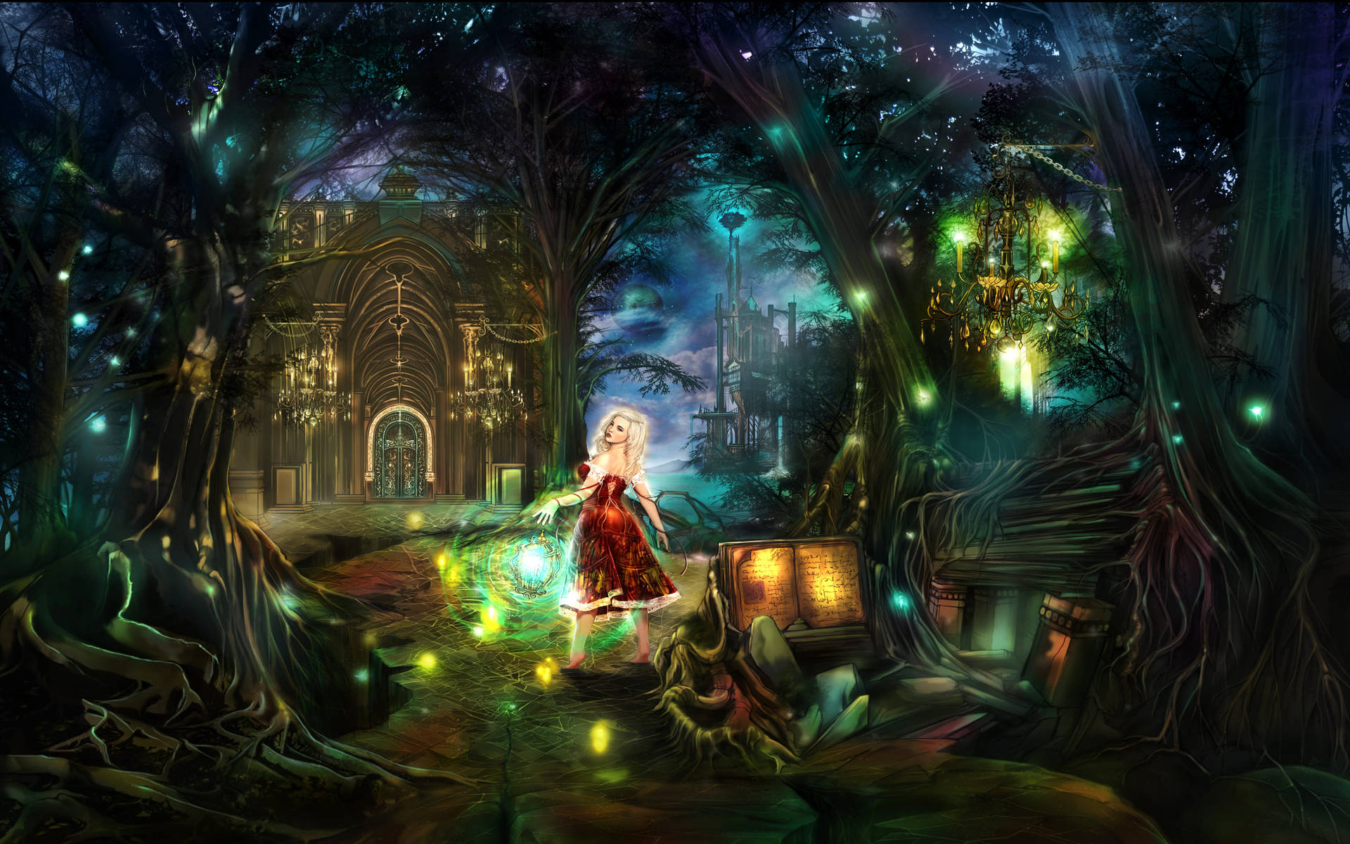 Dream Fantasy Forest Wallpaper
