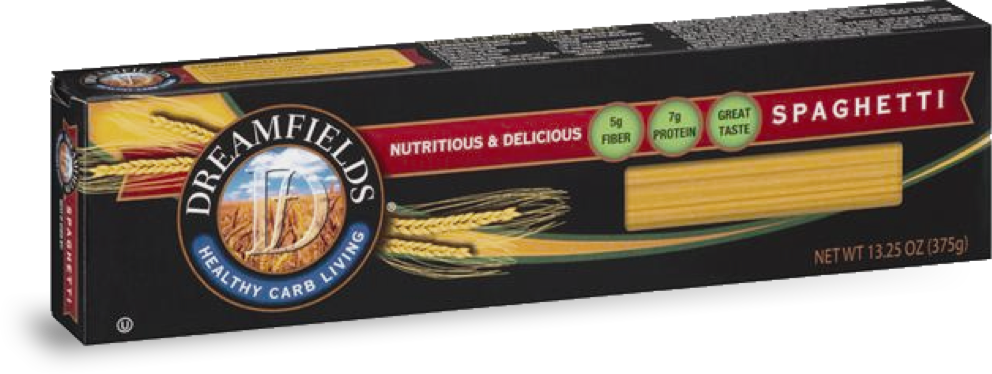 Dreamfields Spaghetti Pasta Box PNG