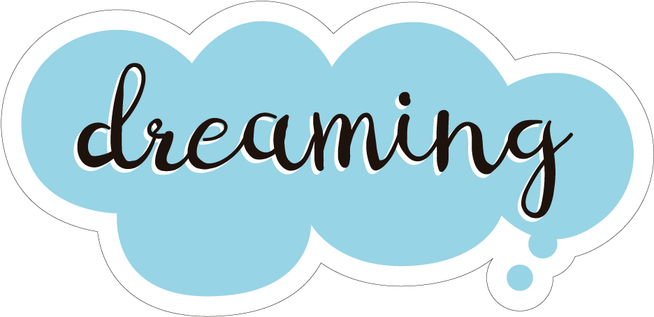 Dreaming Cloud Graphic PNG
